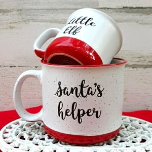 PEPPERMINT & PINE CHRISTMAS MUGS
